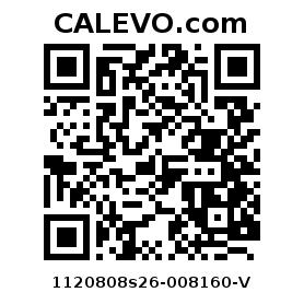 Calevo.com Preisschild 1120808s26-008160-V