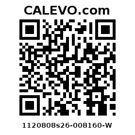 Calevo.com Preisschild 1120808s26-008160-W