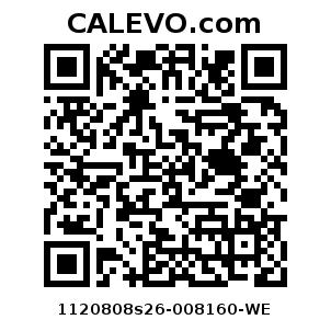 Calevo.com Preisschild 1120808s26-008160-WE