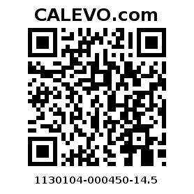 Calevo.com pricetag 1130104-000450-14.5