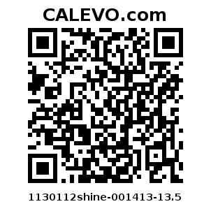 Calevo.com pricetag 1130112shine-001413-13.5