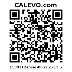 Calevo.com pricetag 1130112shine-005151-13.5