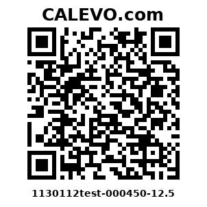 Calevo.com Preisschild 1130112test-000450-12.5