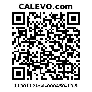 Calevo.com Preisschild 1130112test-000450-13.5