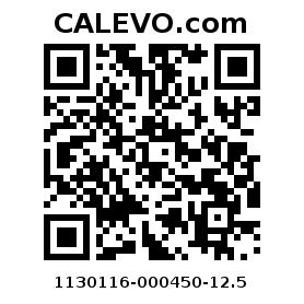 Calevo.com pricetag 1130116-000450-12.5