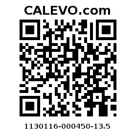 Calevo.com Preisschild 1130116-000450-13.5