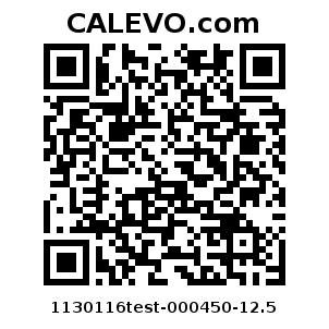 Calevo.com pricetag 1130116test-000450-12.5