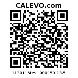 Calevo.com pricetag 1130116test-000450-13.5