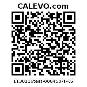 Calevo.com Preisschild 1130116test-000450-14.5
