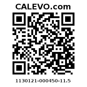 Calevo.com Preisschild 1130121-000450-11.5
