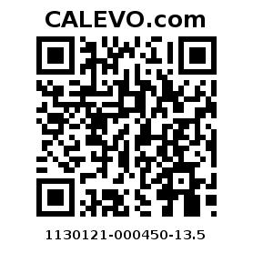 Calevo.com pricetag 1130121-000450-13.5