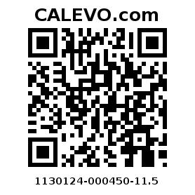 Calevo.com pricetag 1130124-000450-11.5