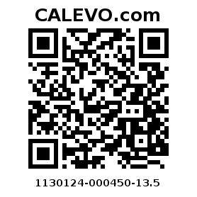 Calevo.com Preisschild 1130124-000450-13.5