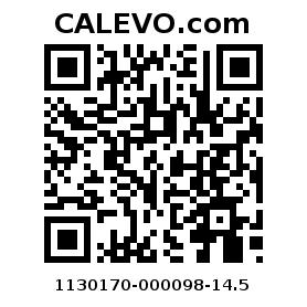 Calevo.com Preisschild 1130170-000098-14.5
