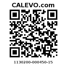 Calevo.com pricetag 1130200-000450-15