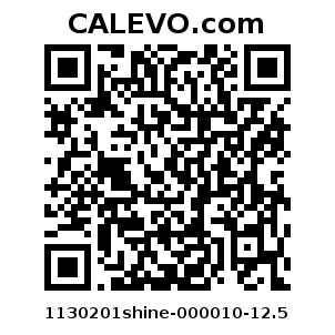 Calevo.com Preisschild 1130201shine-000010-12.5