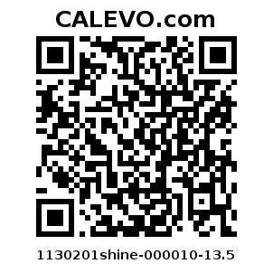 Calevo.com Preisschild 1130201shine-000010-13.5