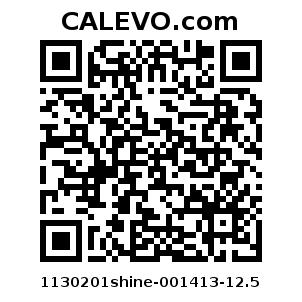 Calevo.com Preisschild 1130201shine-001413-12.5