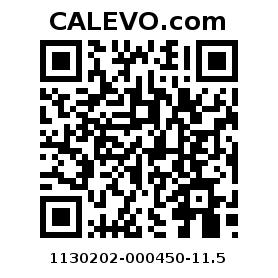 Calevo.com pricetag 1130202-000450-11.5
