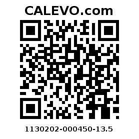 Calevo.com Preisschild 1130202-000450-13.5