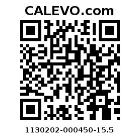 Calevo.com Preisschild 1130202-000450-15.5