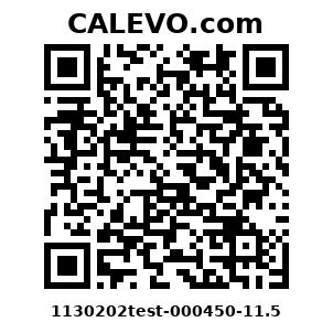 Calevo.com Preisschild 1130202test-000450-11.5
