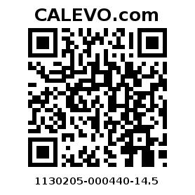 Calevo.com pricetag 1130205-000440-14.5