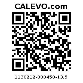Calevo.com Preisschild 1130212-000450-13.5
