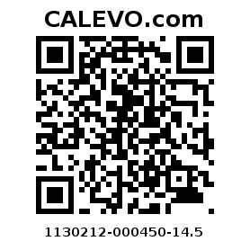 Calevo.com Preisschild 1130212-000450-14.5
