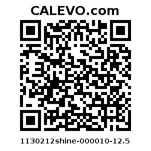 Calevo.com Preisschild 1130212shine-000010-12.5