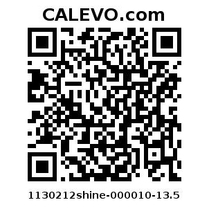 Calevo.com Preisschild 1130212shine-000010-13.5
