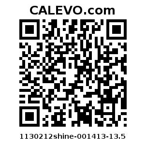 Calevo.com pricetag 1130212shine-001413-13.5