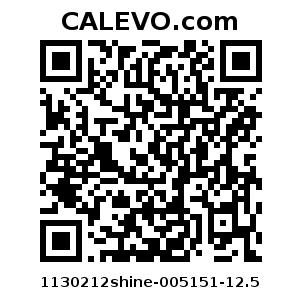 Calevo.com Preisschild 1130212shine-005151-12.5