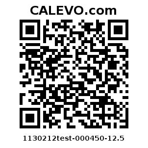 Calevo.com Preisschild 1130212test-000450-12.5