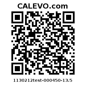 Calevo.com Preisschild 1130212test-000450-13.5