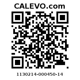 Calevo.com Preisschild 1130214-000450-14