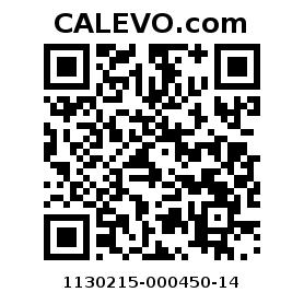 Calevo.com Preisschild 1130215-000450-14