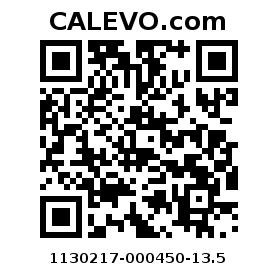 Calevo.com Preisschild 1130217-000450-13.5