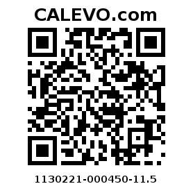 Calevo.com Preisschild 1130221-000450-11.5