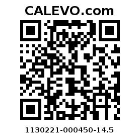 Calevo.com Preisschild 1130221-000450-14.5