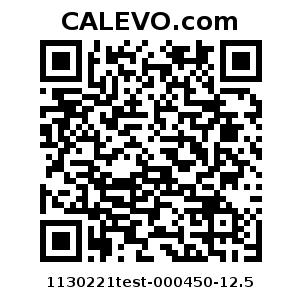 Calevo.com Preisschild 1130221test-000450-12.5