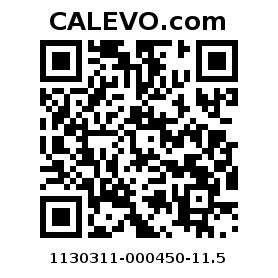Calevo.com Preisschild 1130311-000450-11.5