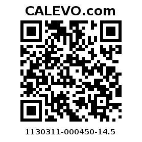 Calevo.com pricetag 1130311-000450-14.5
