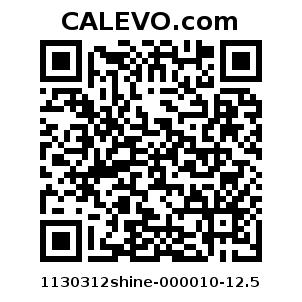 Calevo.com pricetag 1130312shine-000010-12.5