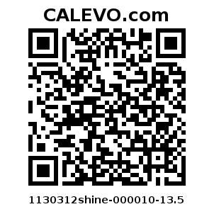 Calevo.com pricetag 1130312shine-000010-13.5