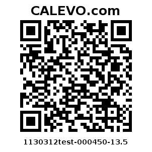 Calevo.com Preisschild 1130312test-000450-13.5