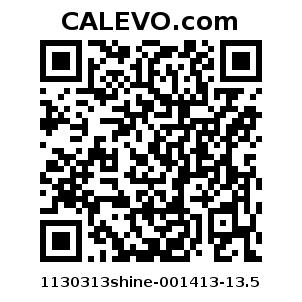 Calevo.com Preisschild 1130313shine-001413-13.5