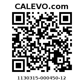 Calevo.com pricetag 1130315-000450-12