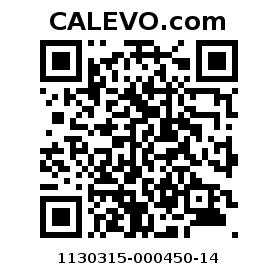Calevo.com pricetag 1130315-000450-14