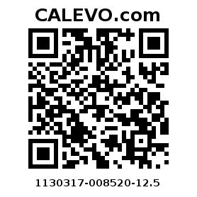 Calevo.com pricetag 1130317-008520-12.5